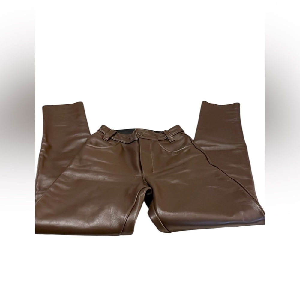 Vanson Leathers Brown Highrise Leather Moto Luxury High Quality Riding Pants